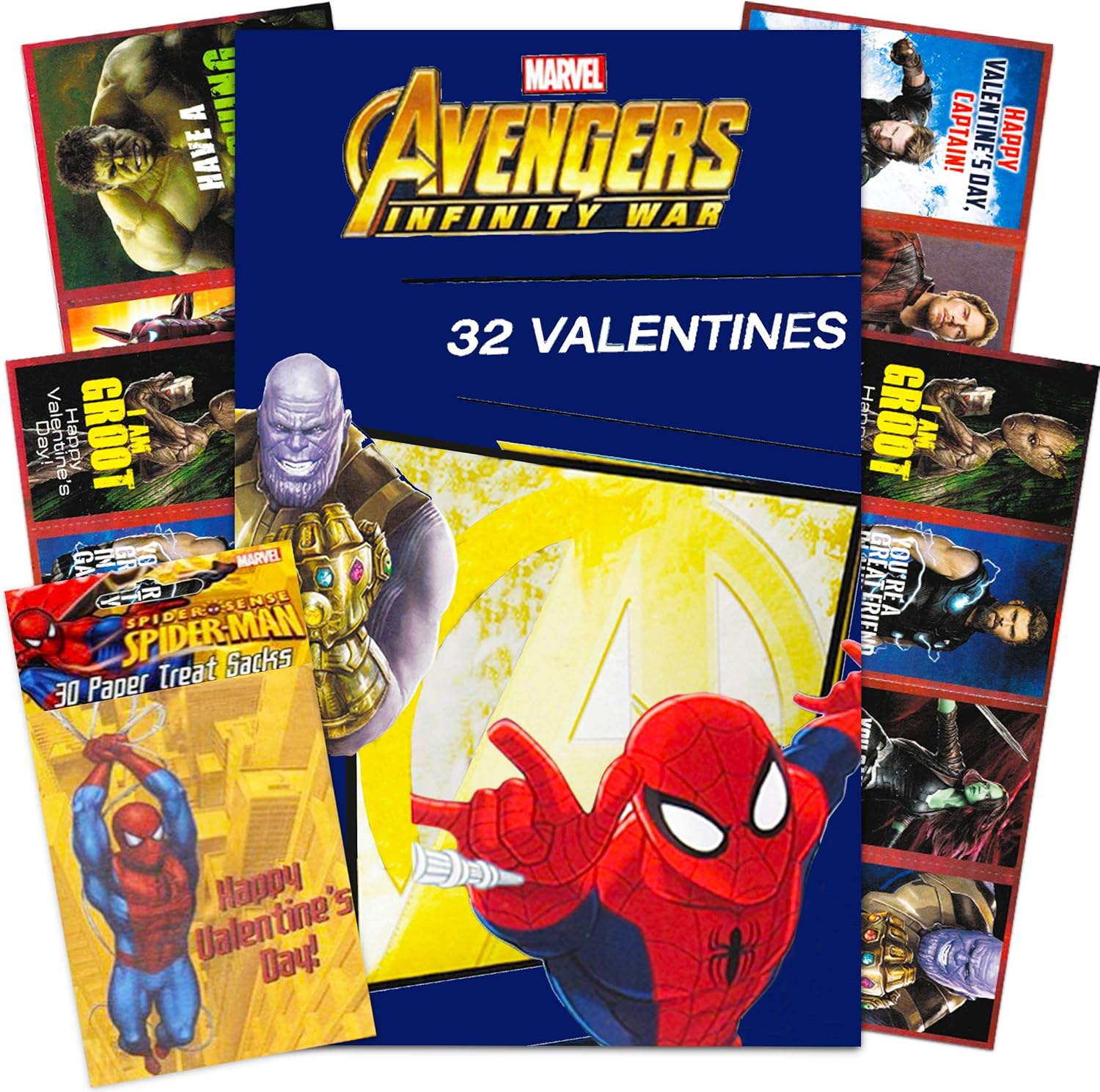 Three Is A Magic Number Spiderman Amazon.com: Marvel Avengers Spiderman Valentines Day Cards for Toddlers