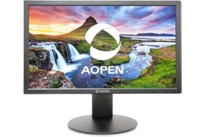 AOPEN By Acer 20E0Q bi 19.5-inch Professional HD+ (1600 x 900) Monitor | 75Hz Refresh Rate | VESA Mountable Eye Protection: BlueLight Filter & Flickerless Technology (1 x HDMI & VGA Port)