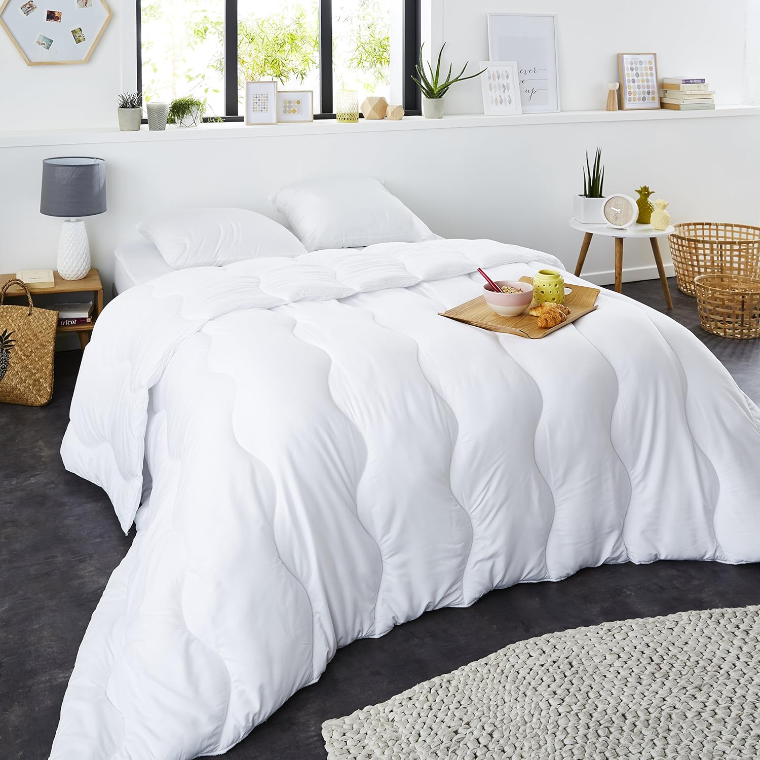 Sweet Night Duvet Winter Warm 220 220 x 240 cm Polyester White Amazon