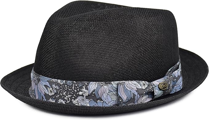 stingy brim straw fedora hat