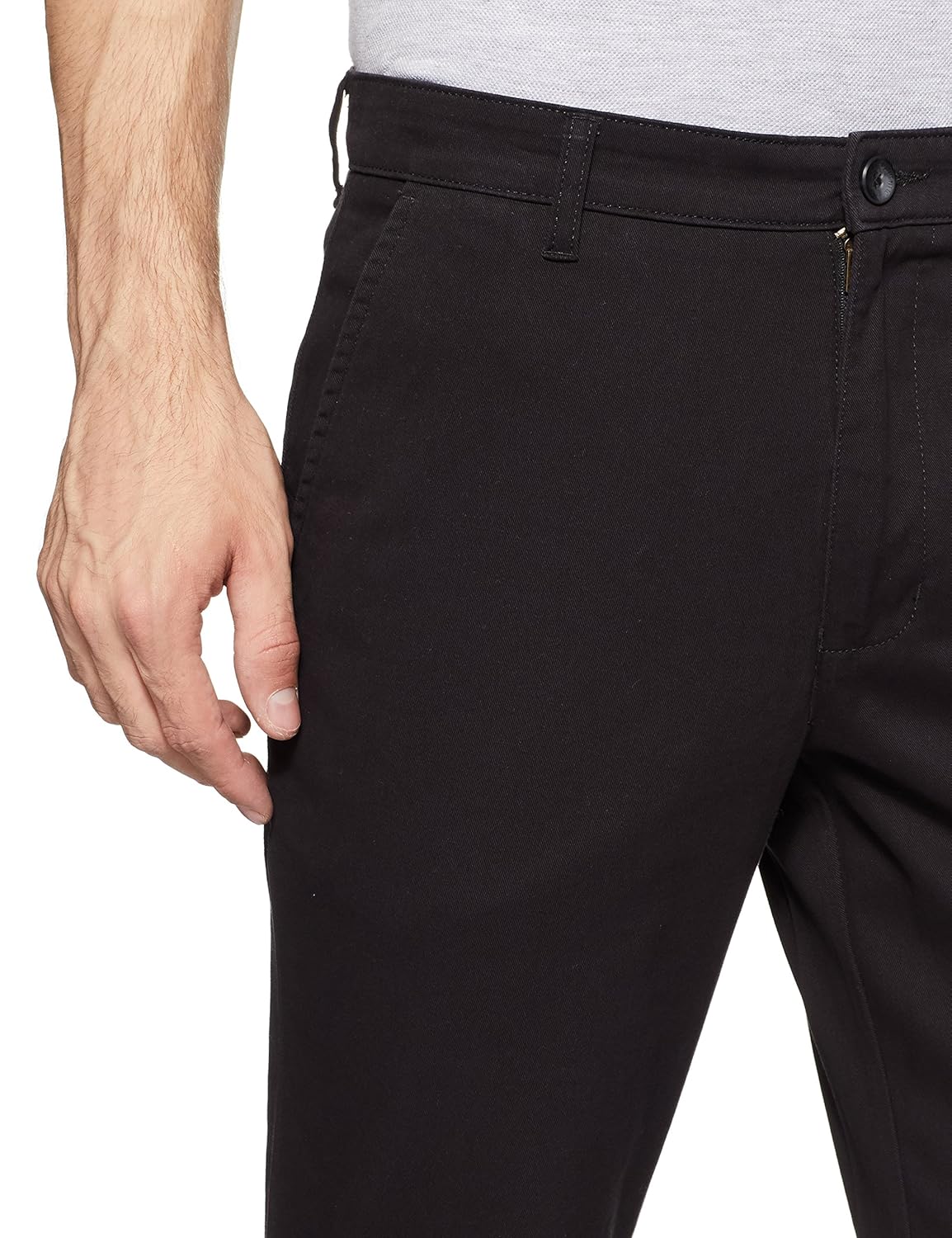 parx men's slim fit casual trousers