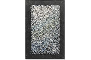 Limiyer Art Hand Painted Black Minimalist Art Oil Painting Modern Abstract Art Oil Painting Home Office Corridor Wall Decoration 45x30 inches