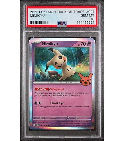 Amazon.com: Mimikyu SVP-075 Pokemon Promo Card (Pokemon TCG Scarlet &  Violet Promo Series) + TitanCards® Toploader : Toys & Games