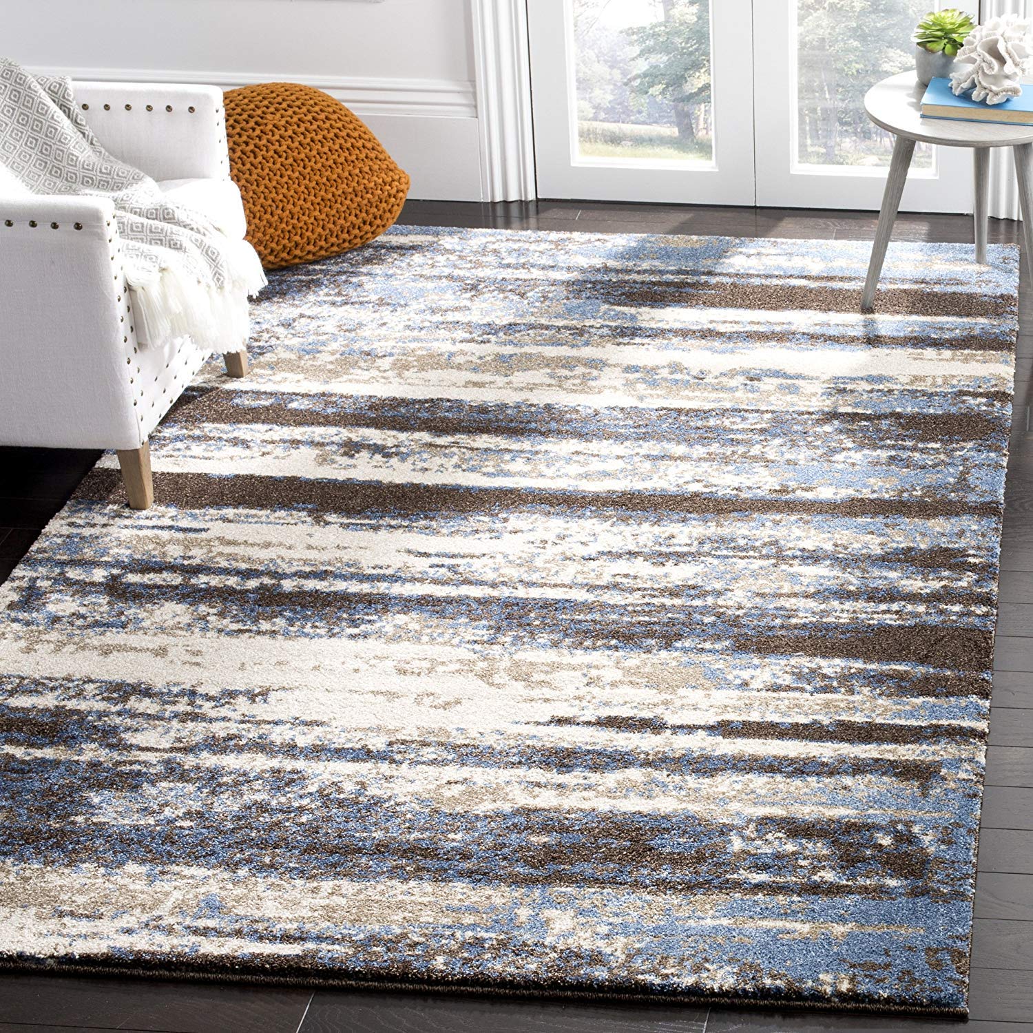 Best blue beige rugs for living room