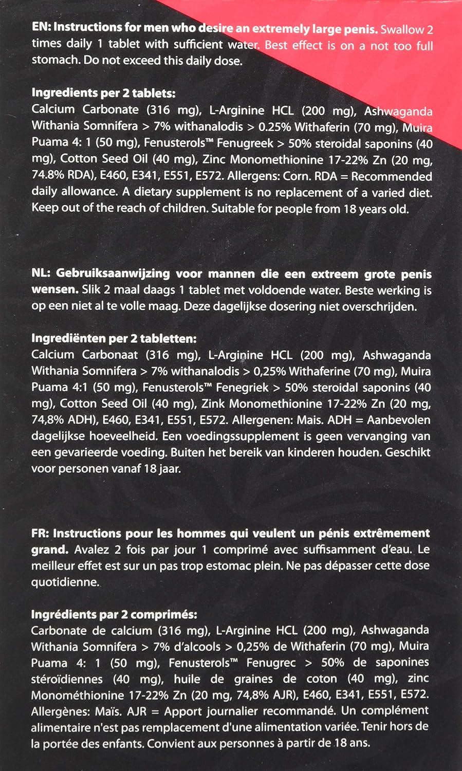 Morningstar Devils Candy Monster Cock MOR-197 Penis Enlargement Pills - Image 3