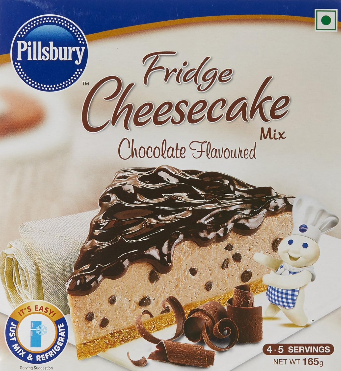 Pillsbury Fridge Cheesecake Mix Chocolate 165g Amazon In Grocery Gourmet Foods