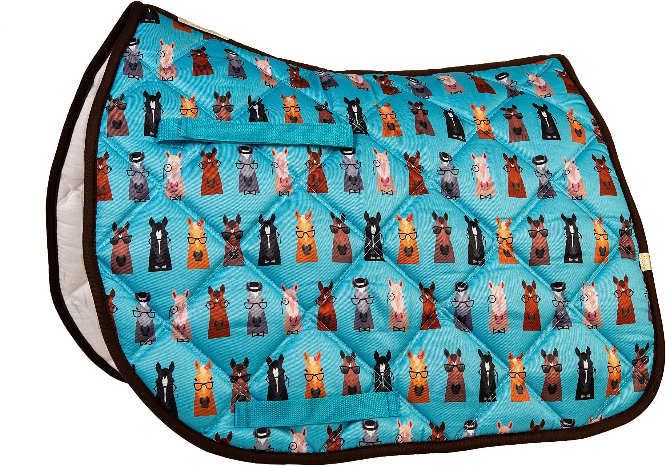 Lettia Embroidered Hipster Horses All Purpose Pad