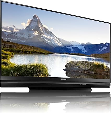 Amazon Com Mitsubishi Wd73c12 Home Cinema 73 Inch Dlp 1080p Projection Tv 2012 Model Electronics