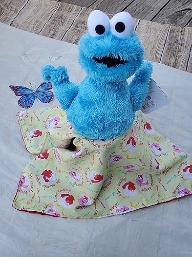 sesame street plush blanket
