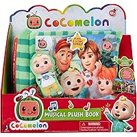 CoComelon Nursery Rhyme Singing Time Plush Book, Featuring Tethered JJ Plush Character Toy, for JJ’s Daily Musical…
