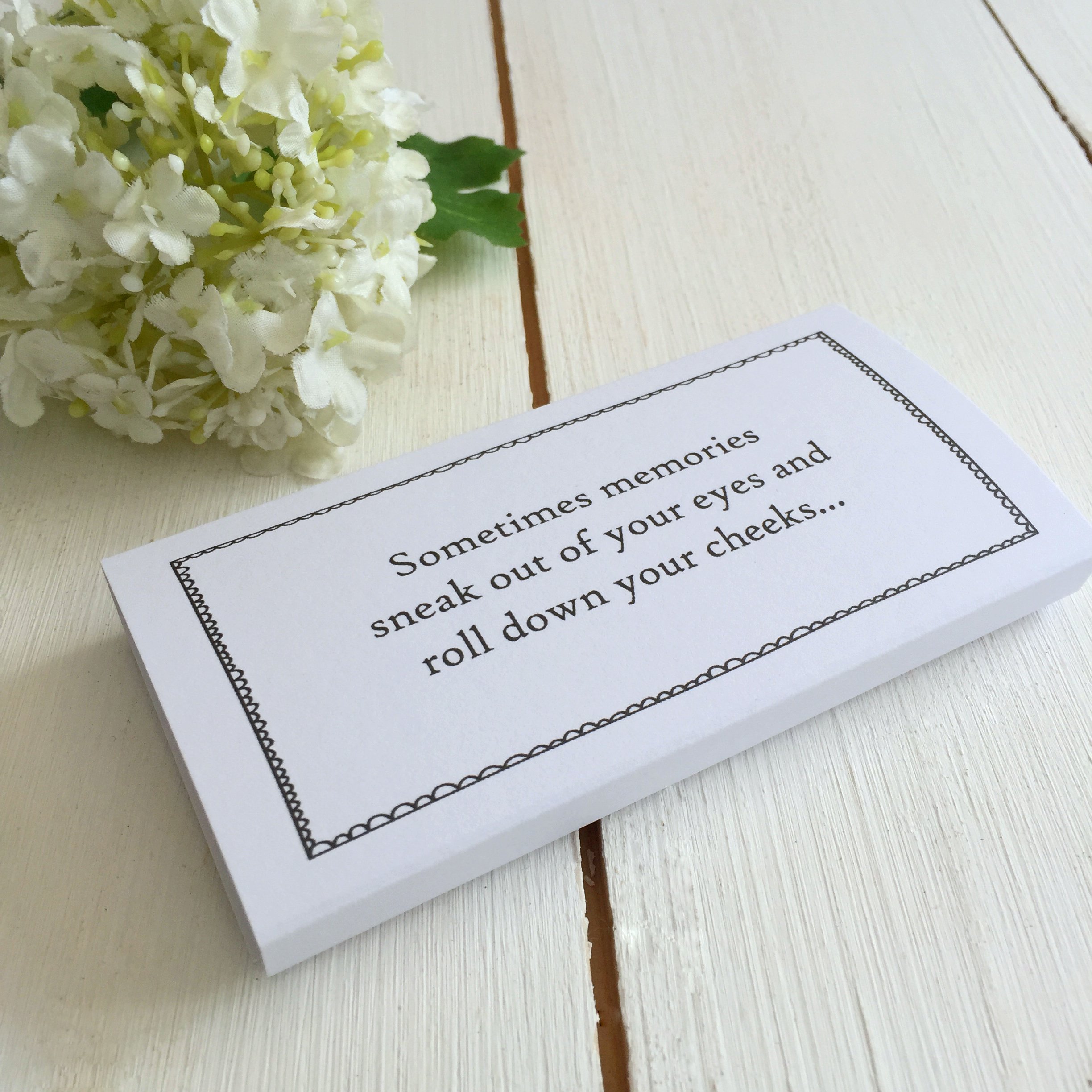 25 'Plant These Seeds and Grow Happy Memories' Unfilled