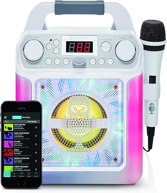 Singing Machine SML650W Macchina per Karaoke, Bianco Amazon.it