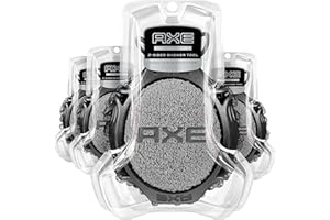 AXE Detailer Shower Tool body exfoliator for men 2-Sided removes dead skin 1 Pack of 4