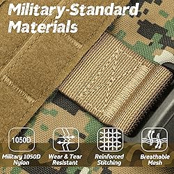 rabbitgoo Tactical Dog Harness for Large