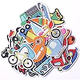 Harsgs Embroidered Car Patches, Cute Car and