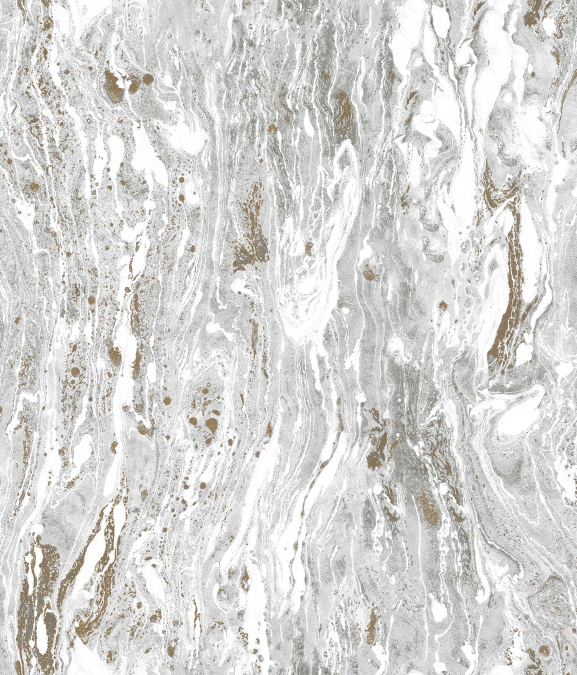 RoomMates Silver Satellite Seas Peel & Stick Wallpaper, 28 Sq Ft