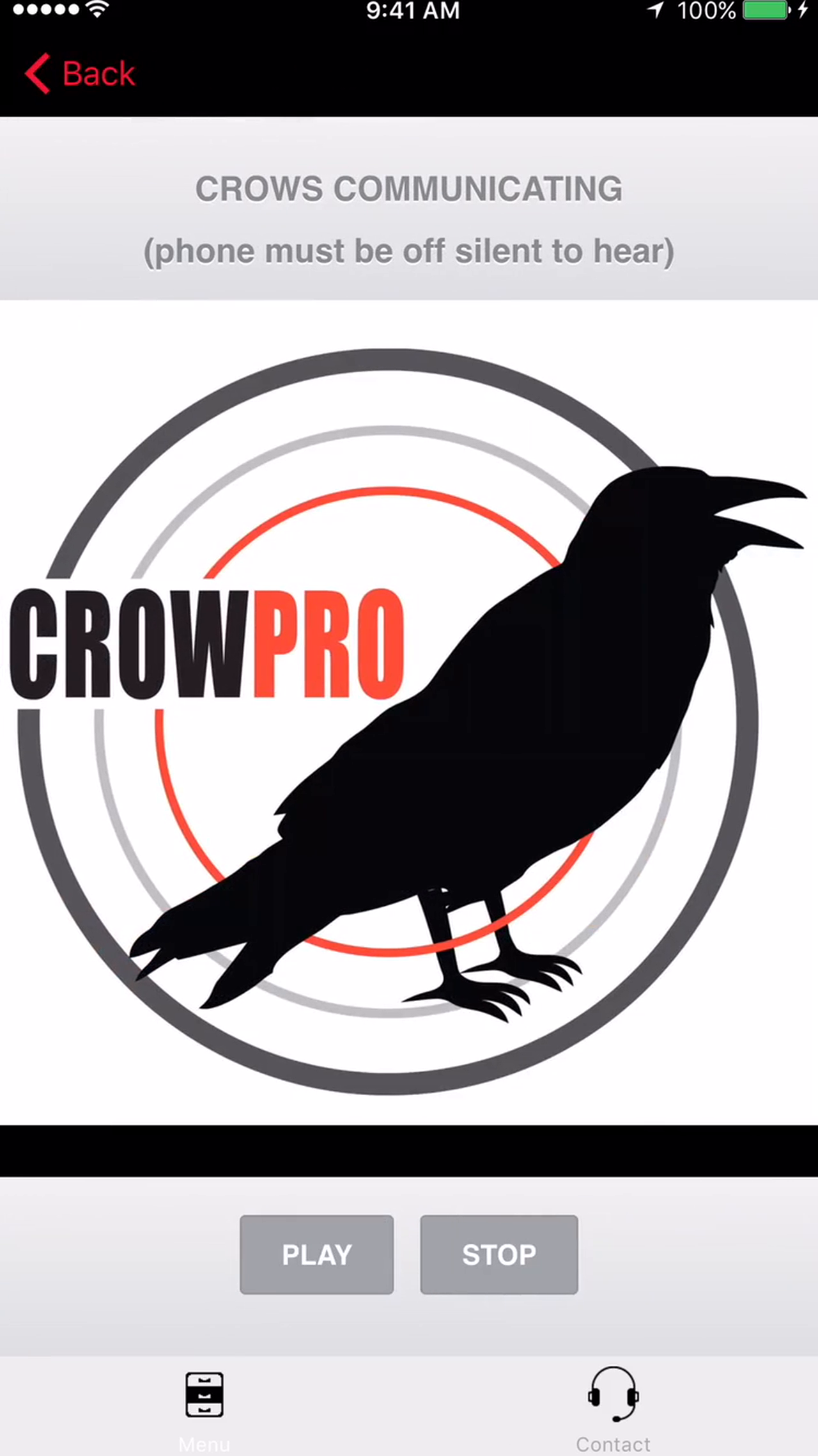 ELECTRONIC Crow Caller - eCaller App for Crow Calls, Crow Sounds & Crow