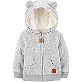 Simple Joys by Carter's Baby Hooded Sweater Jacket with Sherpa Lining
