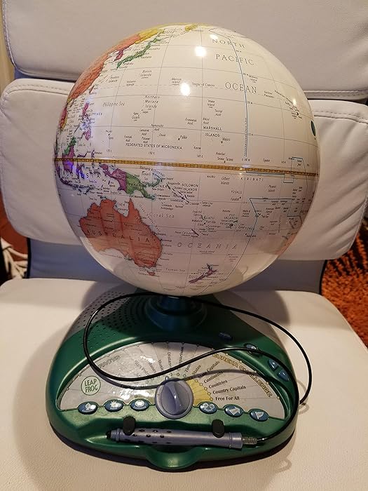 LeapFrog Explorer Smart Globe Interactive Games Eureka Challenge