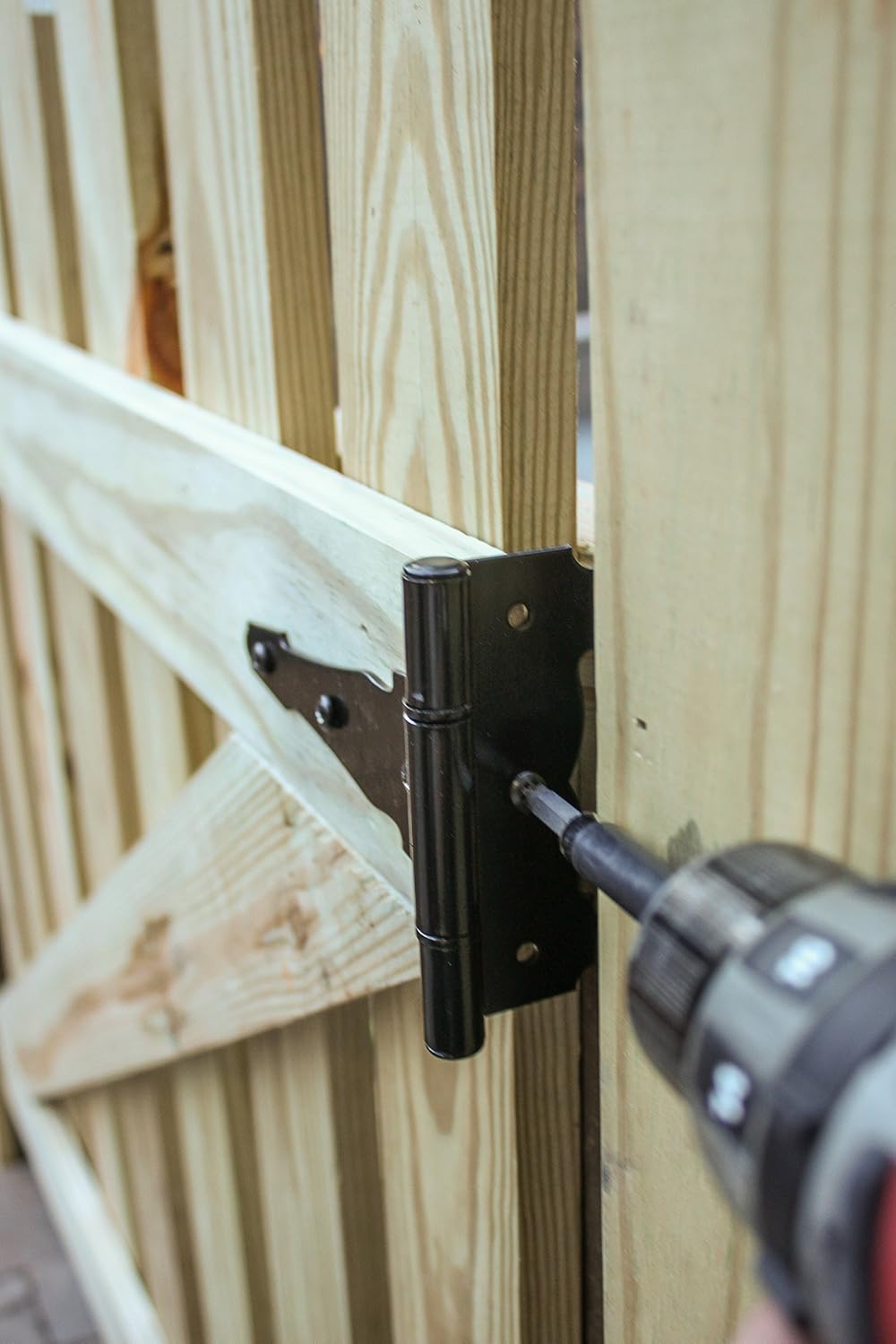 National Hardware N109 042 Spb841 Ornamental T Hinge In Black 6 Inch Amazon Com