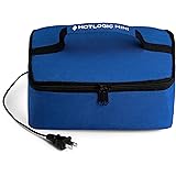 HotLogic Mini Portable Oven - Food Warmer and Heater – Lunch Box for Office, Travel, Potlucks, and Home Kitchen (Blue)