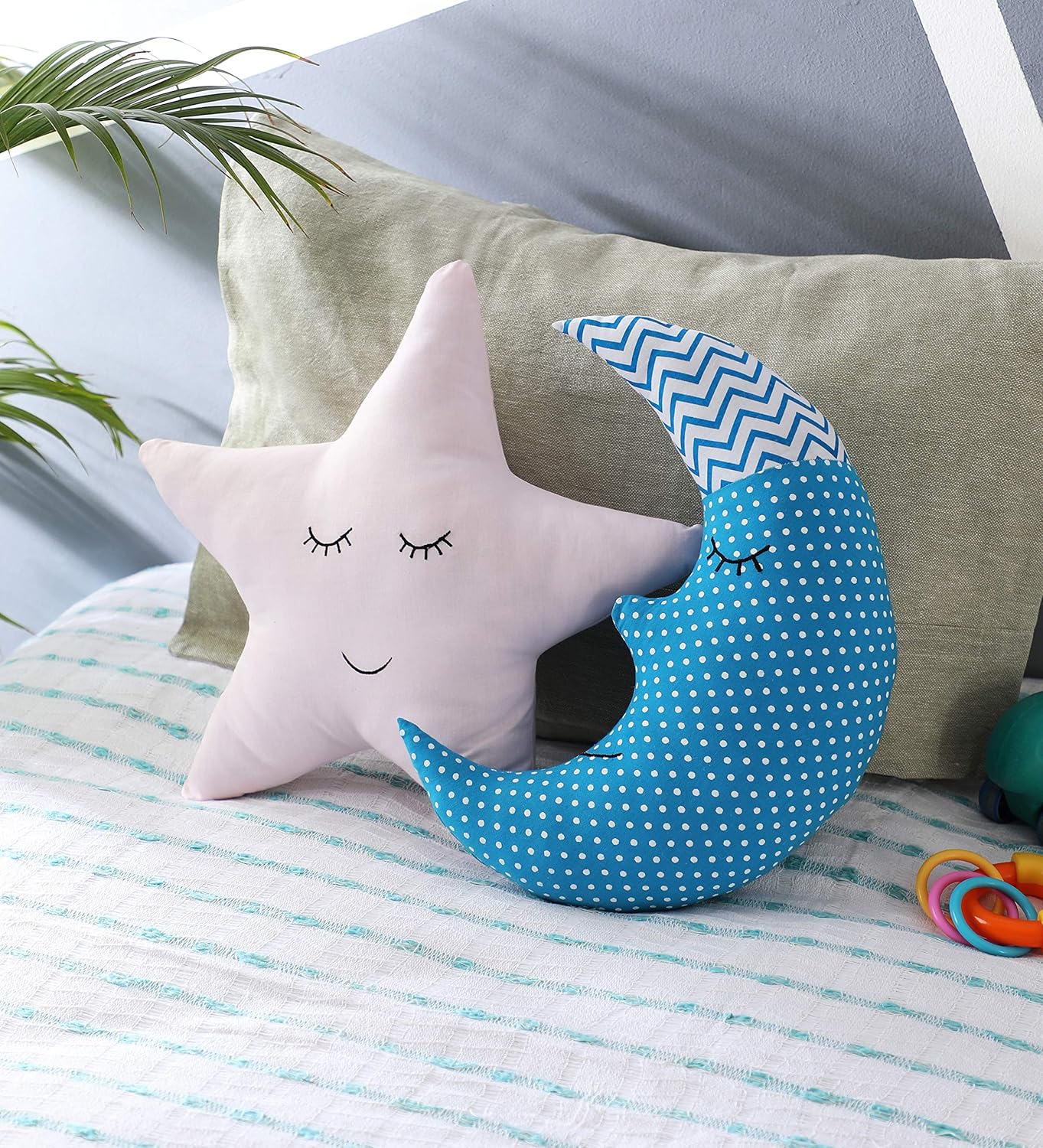 moon shaped pillow for babies