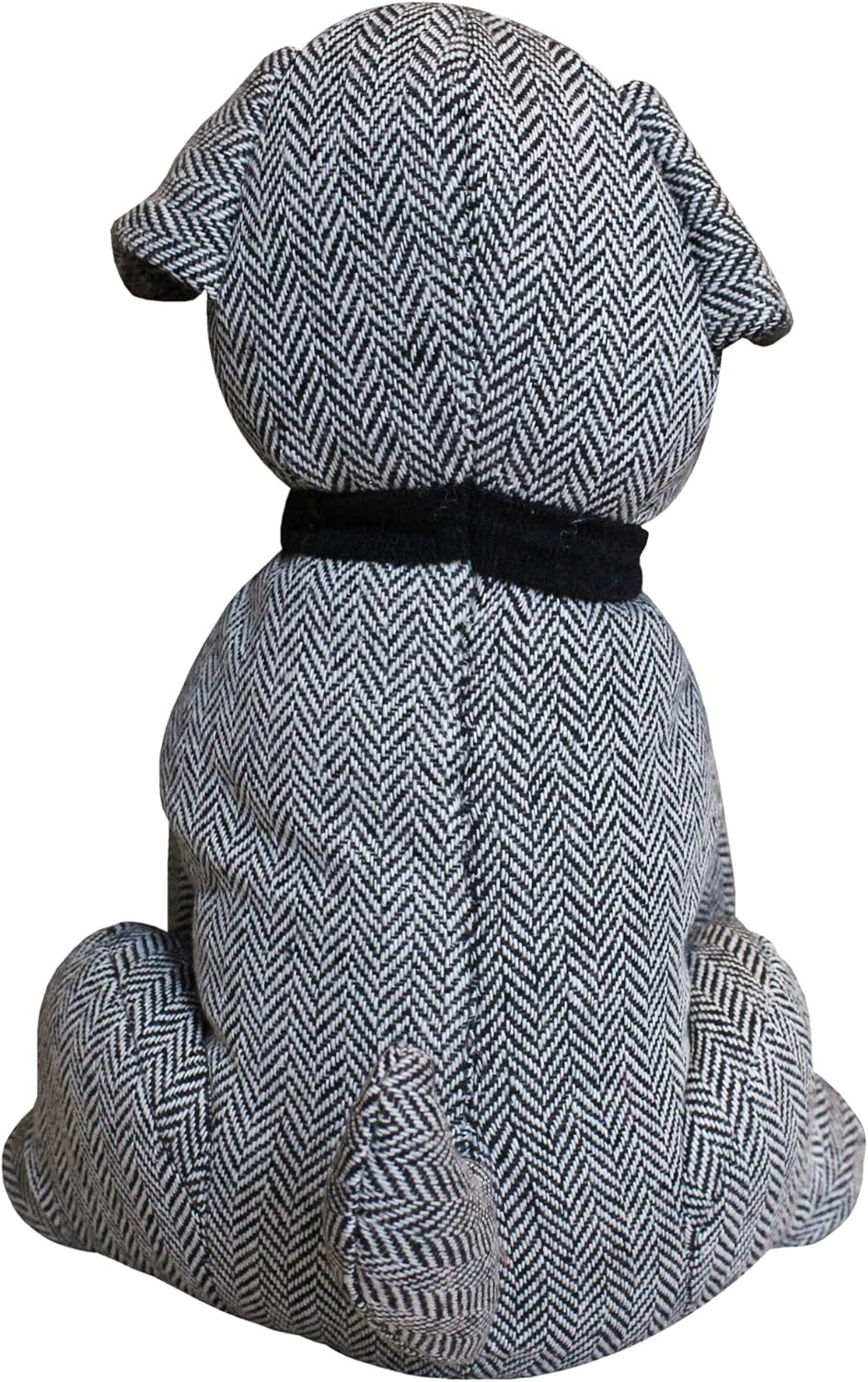 Riva Paoletti Herringbone Dog Doorstop, Grey, Heavyweight Sand Filling, Polyester and Acrylic - Image 5