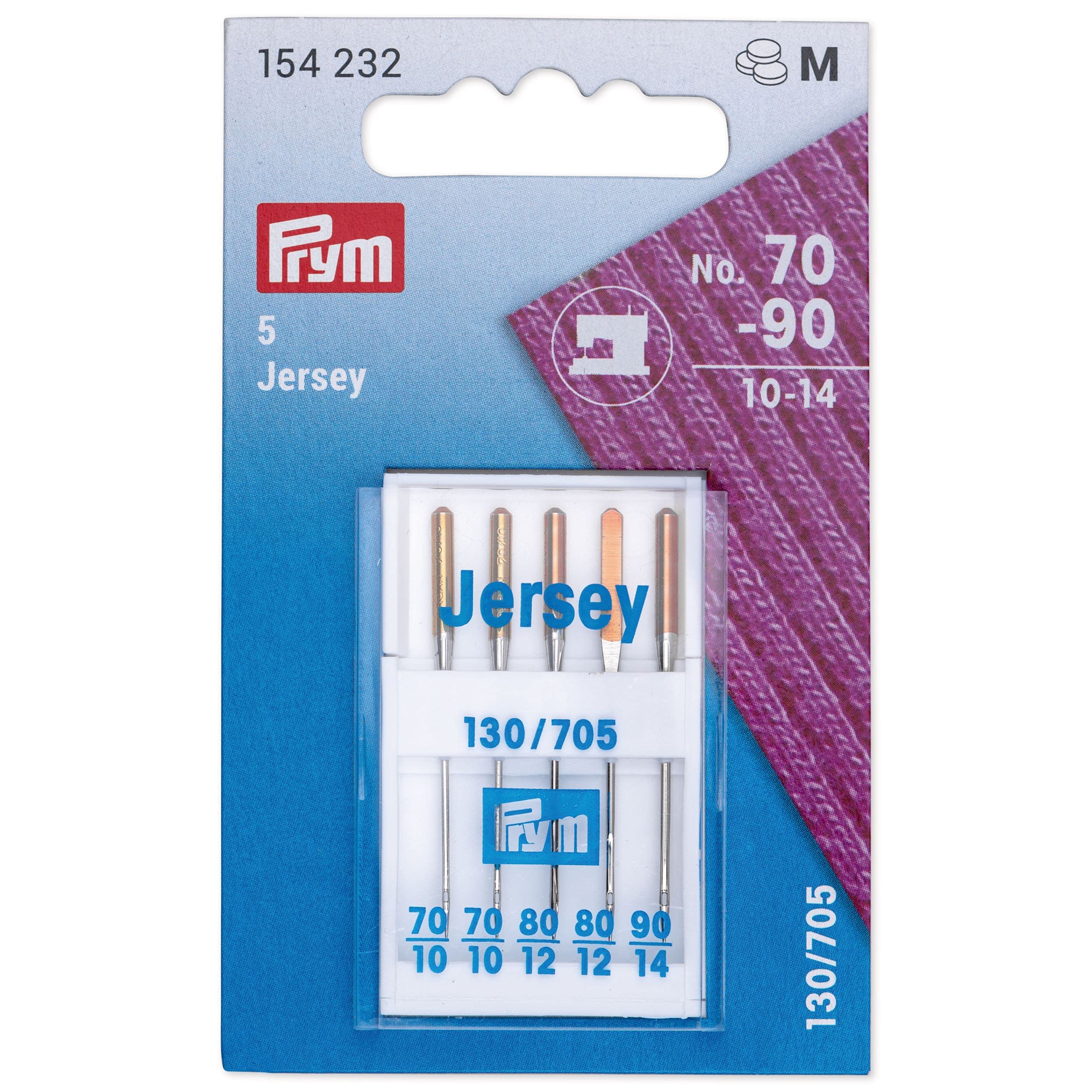 Prym - Jersey (70-90) Sewing Machine Needles - 10 Pieces