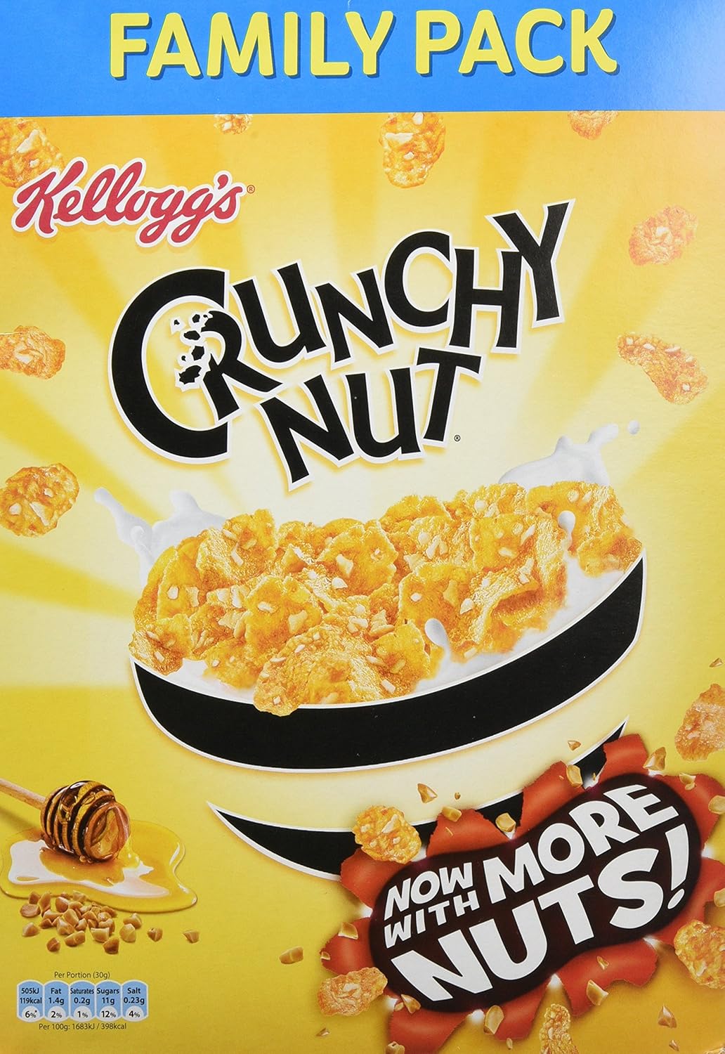 Kelloggs Crunchy Nut Cereal Nutrition Facts Runners High Nutrition