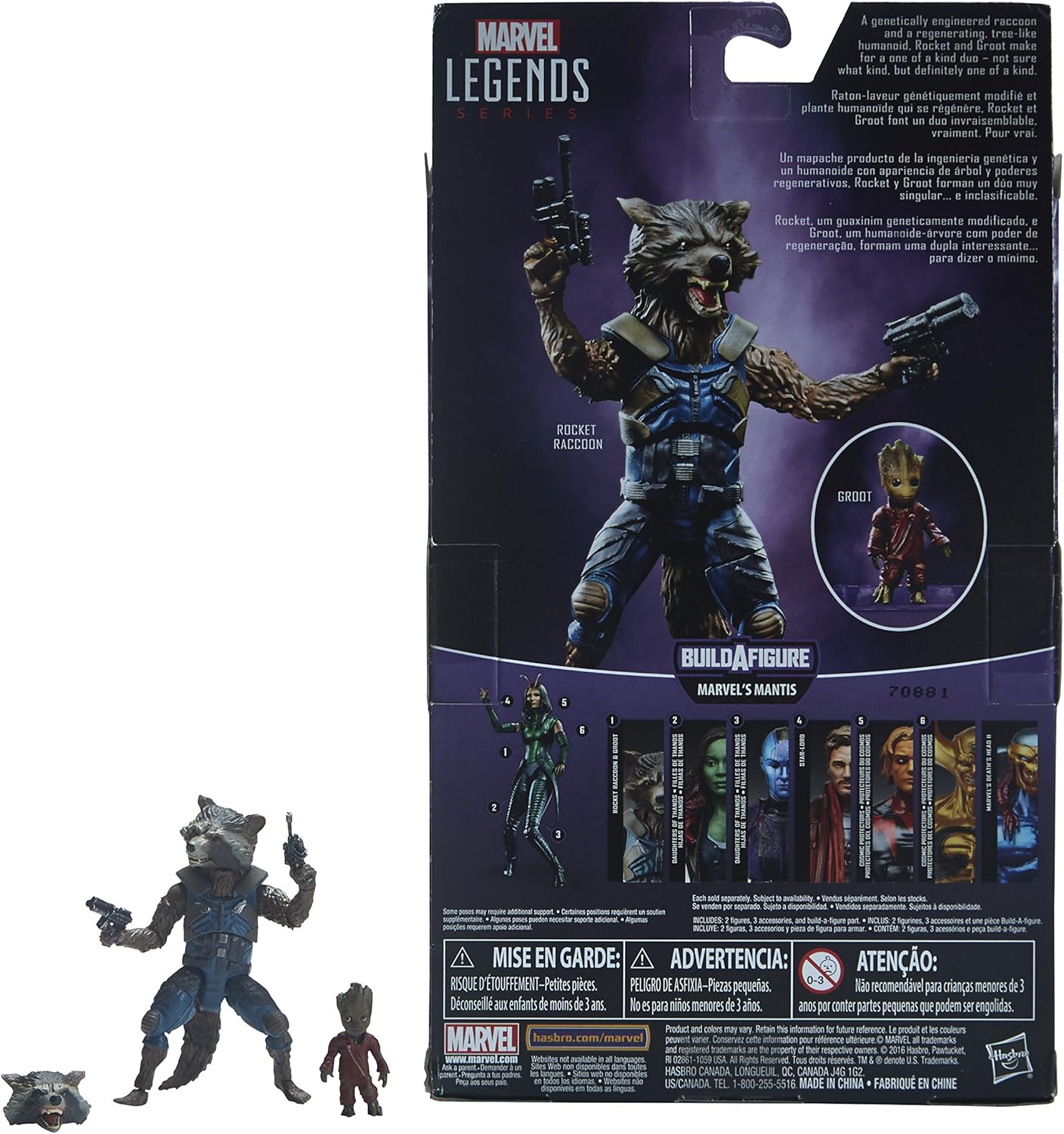 marvel legends rocket