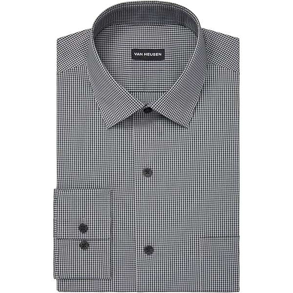 Amazon.com: Van Heusen Men's Dress Shirt Flex Collar Stretch Slim Fit Print  : Clothing, Shoes & Jewelry
