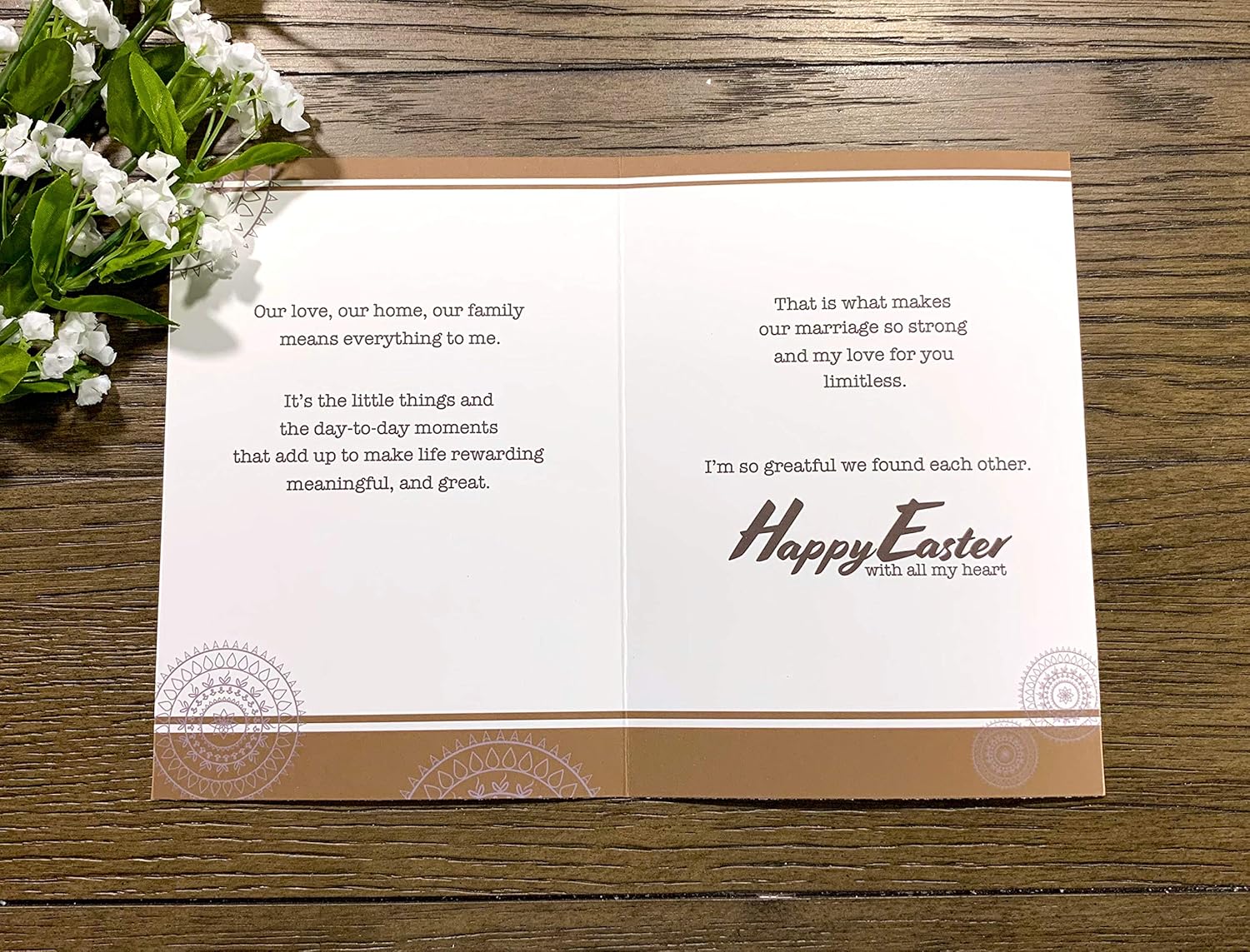 My Wife My Everything Happy Easter Handmade Greeting Card Handmade Products  avenueeventgroup.com