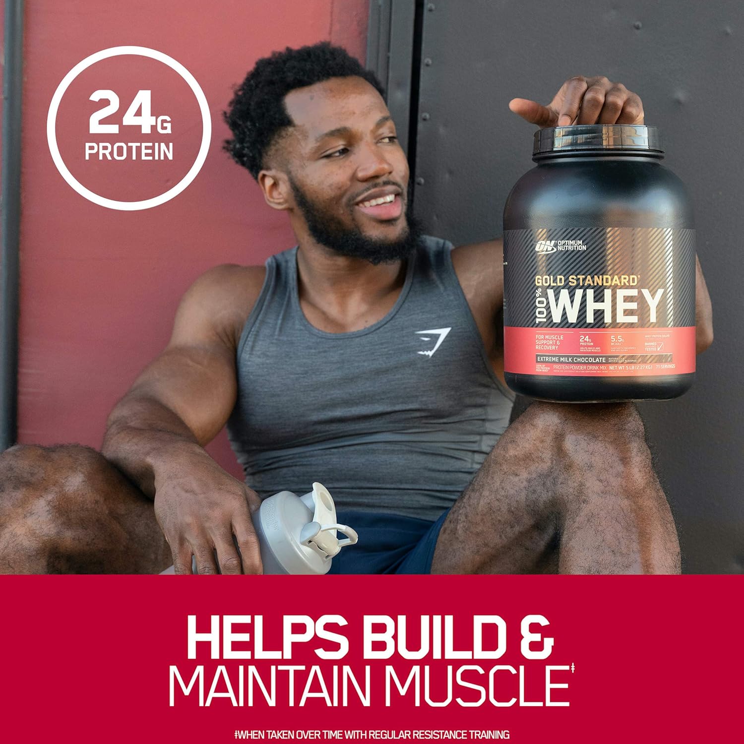 Optimum Nutrition Gold Standard 100% Whey Protein Powder, Cookies and Cream, 4.65 Pound (Packaging May Vary): Health & Personal Care