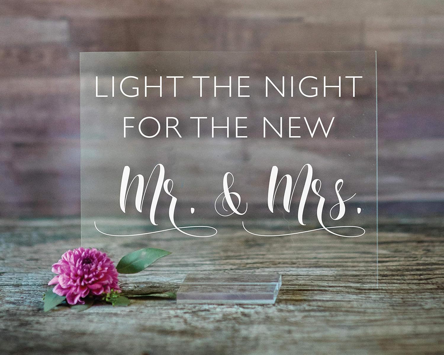 Mixed Media - Wedding Sparkler Send Off Sign, Acrylic Wedding Sign, Acrylic Wedding Calligraphy Sign, Sparkler Send Off Acrylic Sign, Wedding Sparklers