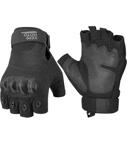 Glove Station The Fingerless Tactical Rubber Knuckle Gloves