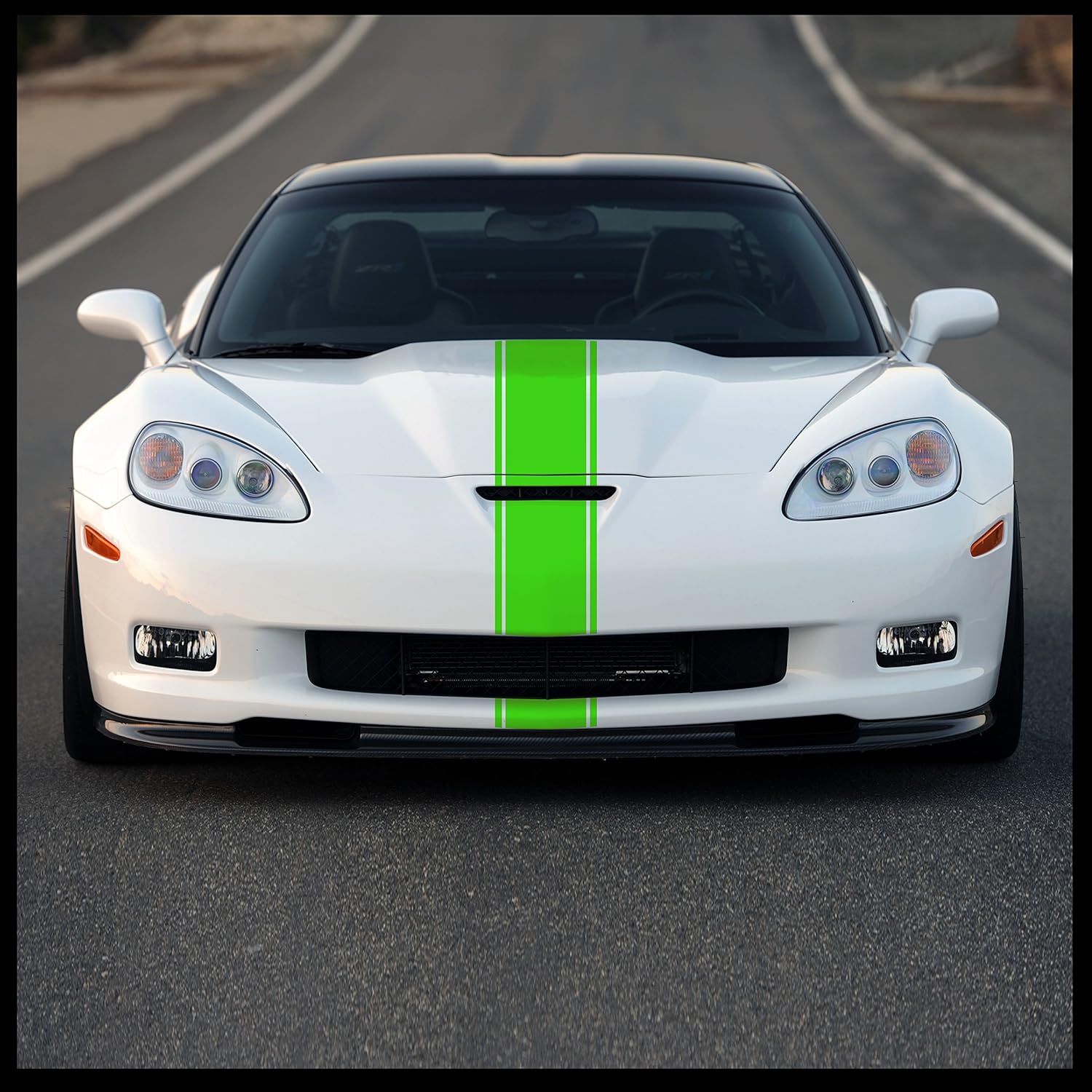 Sticker Connection Racing Stripes Hood Rally Vinyl Race