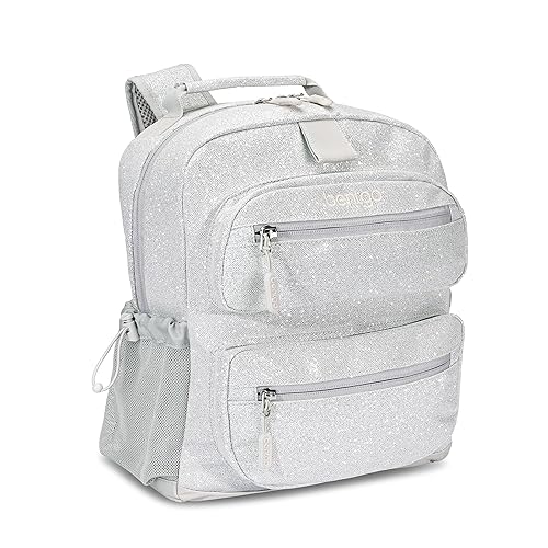 Bentgo Kids Glitter Backpack Lightweight 14” Backpack for School