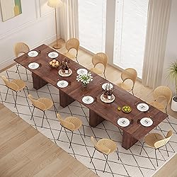 weselon 78 Inch Dining Table for 6 8 10, Modern