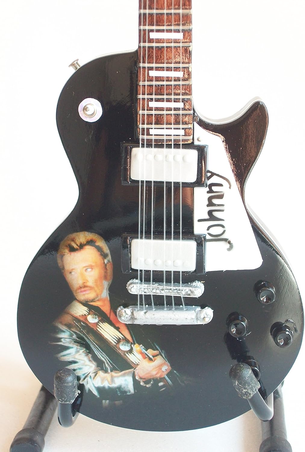 Guitare Miniature Hommage Johnny Hallyday Amazon Fr Instruments De Musique
