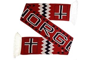 EUROSCARVES Norge Norway Soccer Knit Scarf