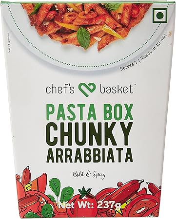 Chefs Basket Explorer Chunky Arrabbiata Pasta, 237g