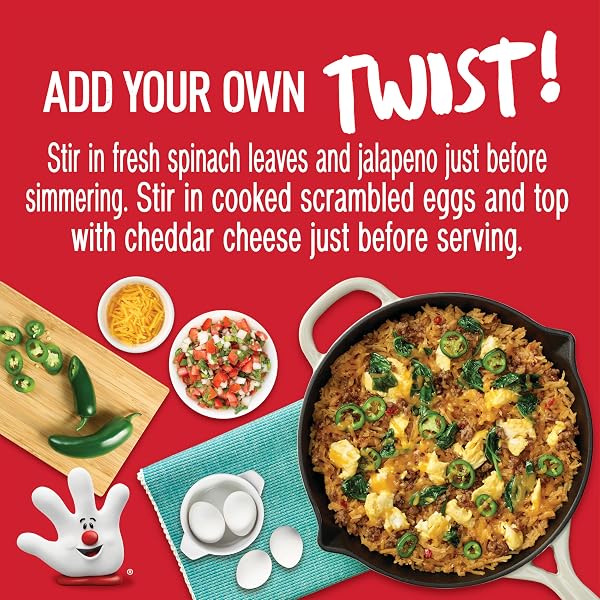 HAMBURGER HELPER BREAKFAST SOUTHWEST STYLE HASHBROWNS, 4 OZ