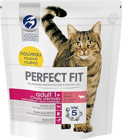 Adult Cat Food Sterilized Rich In Beef 4 X 1 4kg Bags Amazon Co Uk Pet Supplies