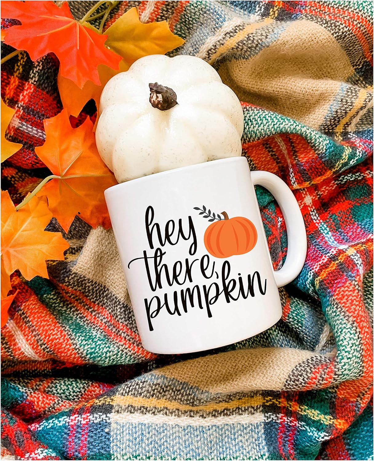 HENPECS Hey There, Pumpkin Mug, Autumn Fall