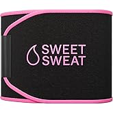 Sports Research Sweet Sweat Waist Trimmer (Core Series) - Premium Sweat Enhancing Fitness Band for Women & Men