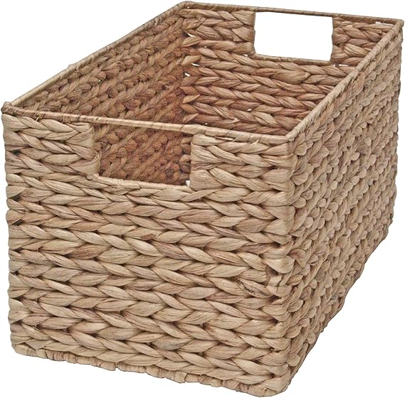Aufbewahrungskorb aus Weidenholz für Regal, Schublade, rechteckig