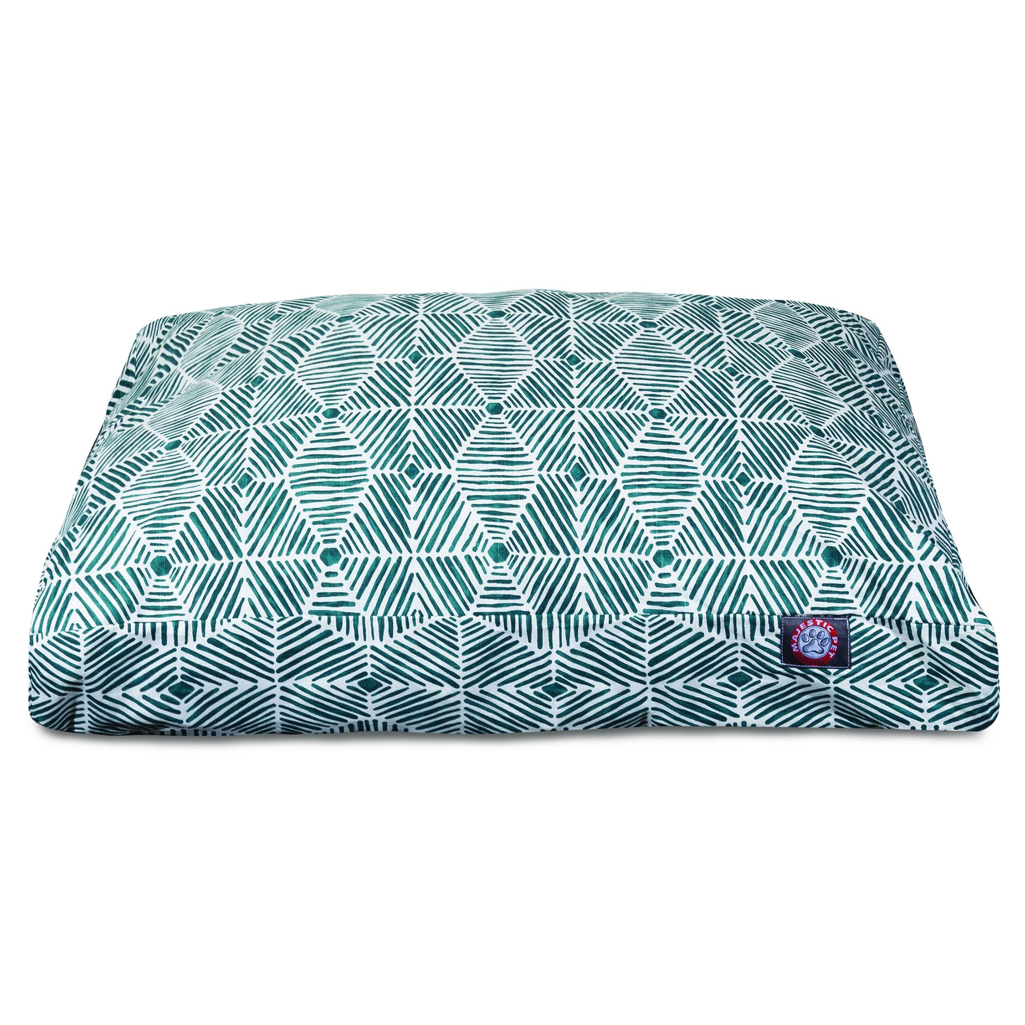 Majestic Pet Charlie Emerald Medium Rectangle Pet Bed