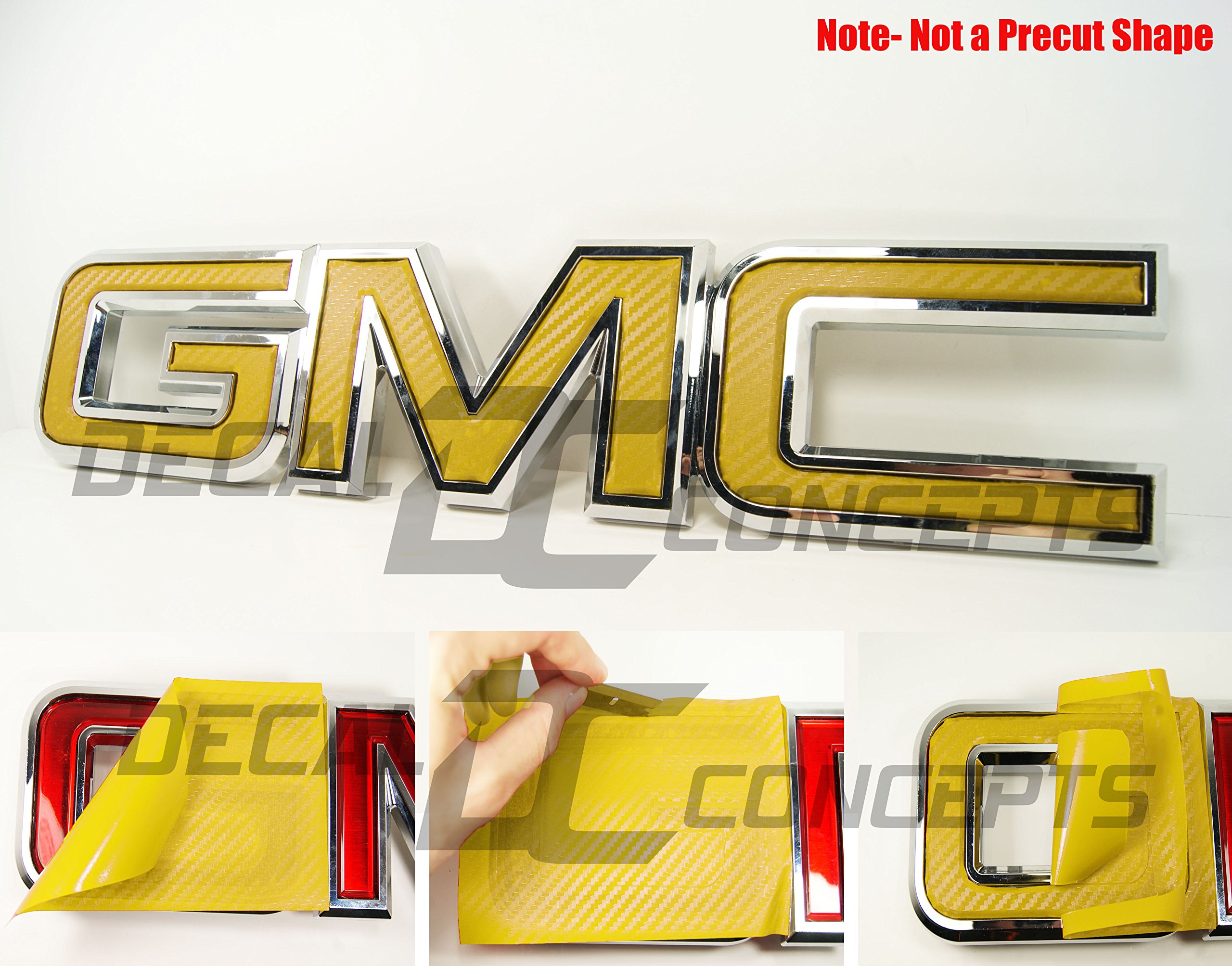 Buy Decal Concepts GMC Sierra/Yukon Yellow Carbon Fiber Front Grill