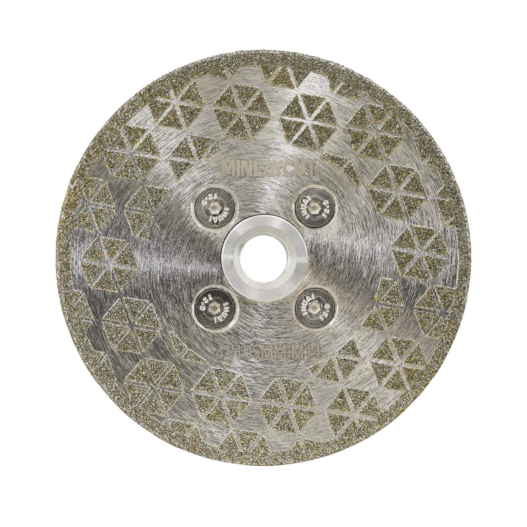 100mm Tile Cutting Disc Diamond - MINLAYCUT Diamond Blade Porcelain Tiles 4" Grinding Disc M14 Thread for Cutting and Grinding Porcelain Ceramic Marble Artificial Stone