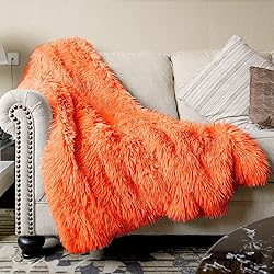JONIYEAR Extra 2.8" Long Hair Fluffy Faux Fur Throw